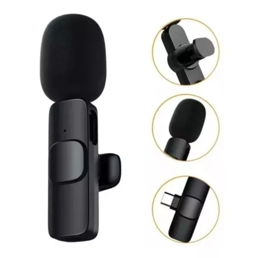 Micrófono Inalámbrico K9 Tipo Solapa