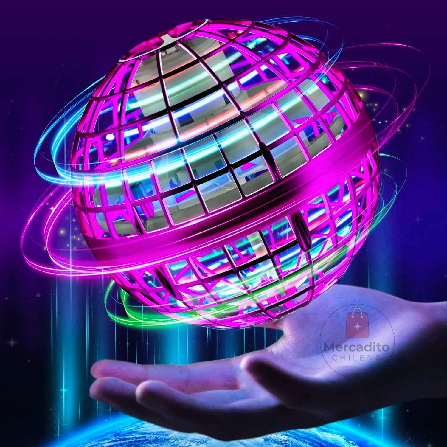 Bola Voladora con Luces LED 🔮